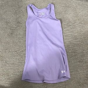 Purple under armor tank top